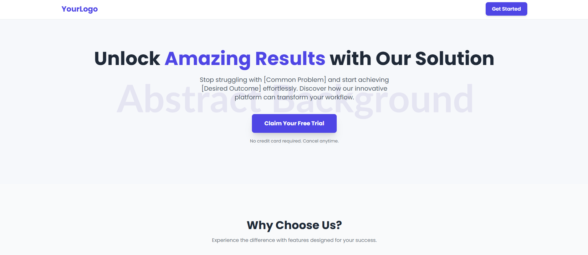 Landing Page Screenshot